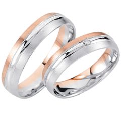 (Wholesale)Tungsten Carbide Double Groove Ring - TG3351