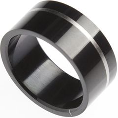 (Wholesale)Tungsten Carbide Offset Line Ring - TG3367