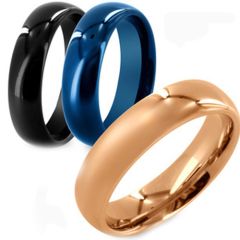 (Wholesale)Tungsten Carbide Dome Ring - TG3380