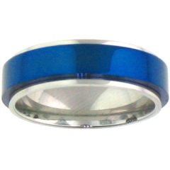 (Wholesale)Tungsten Carbide Step Edges Ring - TG3393