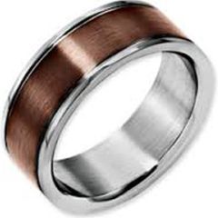 (Wholesale)Tungsten Carbide Double Groove Ring - TG3397
