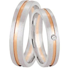 (Wholesale)Tungsten Carbide Center Groove Ring - TG3516