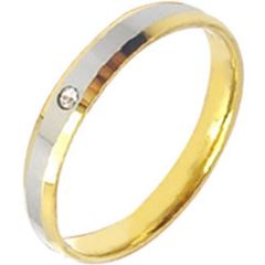 (Wholesale)Tungsten Carbide Ring With Cubic Zirconia - TG3756