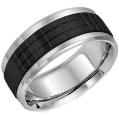 (Wholesale)Tungsten Carbide Step Edges Ring -