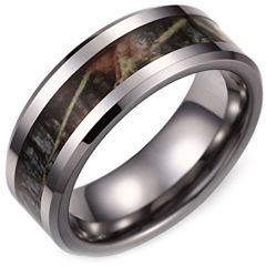 (Wholesale)Tungsten Carbide Camo Ring - TG3894