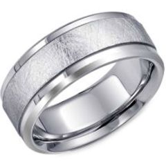 (Wholesale)Tungsten Carbide Double Groove Ring - TG3913