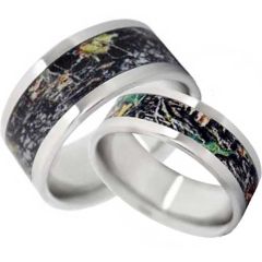 (Wholesale)Tungsten Carbide Camo Ring - TG3929