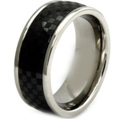 (Wholesale)Tungsten Carbide Faceted Ring - TG3932