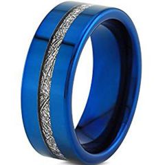 (Wholesale)Tungsten Carbide Imitate Meteorite Ring - TG3961AA