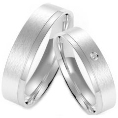 (Wholesale)Tungsten Carbide Offset Groove Ring - TG4244