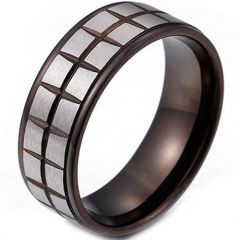 (Wholesale)Tungsten Carbide Step Edges Ring-TG4533