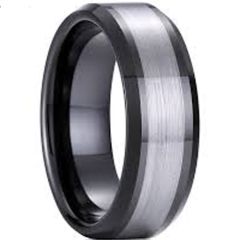 (Wholesale)Tungsten Carbide Center Line Ring - TG4576