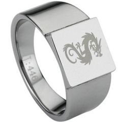 (Wholesale)Tungsten Carbide Dragon Ring - TG783