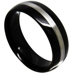(Wholesale)Tungsten Carbide Dome Ring - TG4370