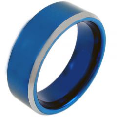 (Wholesale)Tungsten Carbide Beveled Edges Ring - TG3809