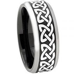 (Wholesale)Tungsten Carbide Celtic Ring - TG4496AA