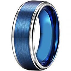 (Wholesale)Tungsten Carbide Step Edges Ring - TG1384AA