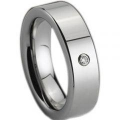 (Wholesale)Tungsten Carbide Ring With Cubic Zirconia - TG151