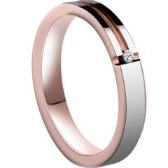 (Wholesale)Tungsten Carbide Ring With Cubic Zirconia-1991
