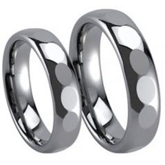 (Wholesale)Tungsten Carbide Faceted Ring - TG280