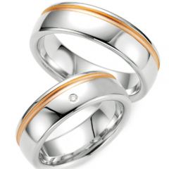 (Wholesale)Tungsten Carbide Offset Groove Ring - TG3065