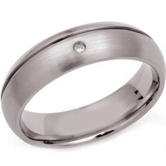 (Wholesale)Tungsten Carbide Ring With Cubic Zirconia - TG3191