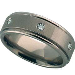 (Wholesale)Tungsten Carbide Three-stone Ring - TG3225