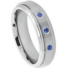 (Wholesale)Tungsten Carbide Three-stone Ring - TG3263