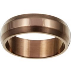 (Wholesale)Tungsten Carbide Espresso Center Line Ring - TG3387