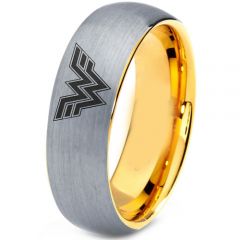 (Wholesale)Tungsten Carbide Wonder Woman Ring - TG4428
