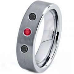 (Wholesale)Tungsten Carbide Three-stone Ring-TG760A