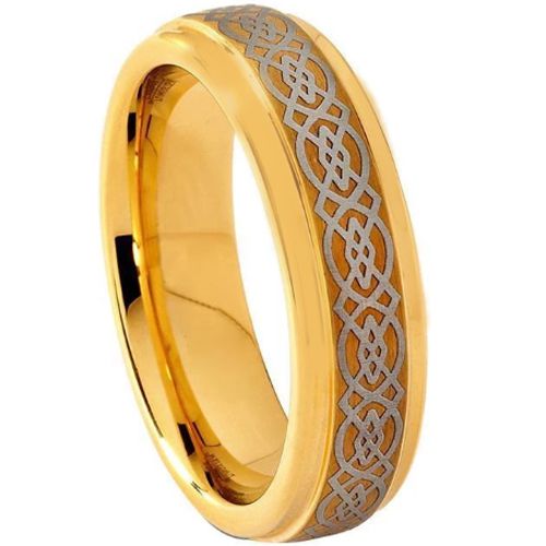(Wholesale)Tungsten Carbide Celtic Ring-1556