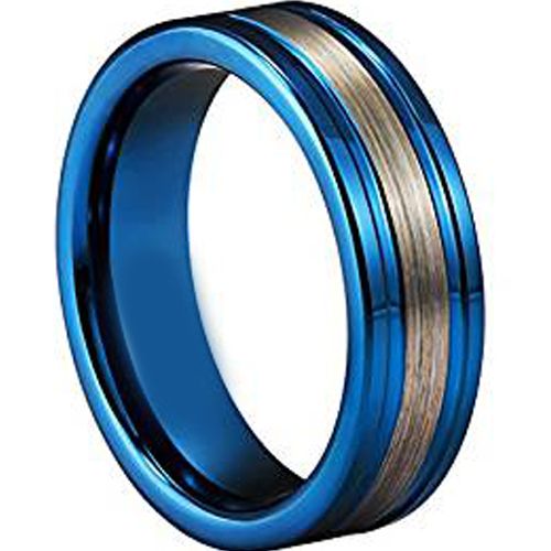 (Wholesale)Tungsten Carbide Four Groove Ring - TG4539
