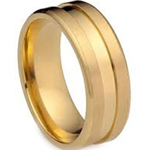 (Wholesale)Tungsten Carbide Center Groove Ring - TG2575
