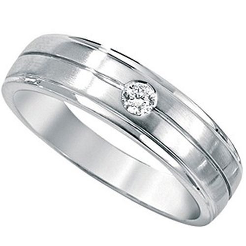 (Wholesale)Tungsten Carbide Ring With Cubic Zirconia - TG3232