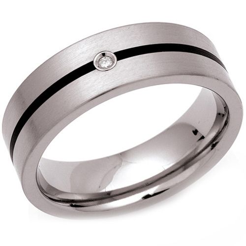 (Wholesale)Tungsten Carbide Ring With Cubic Zirconia - TG3311