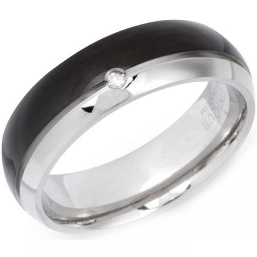 (Wholesale)Tungsten Carbide Ring With Cubic Zirconia - TG3319