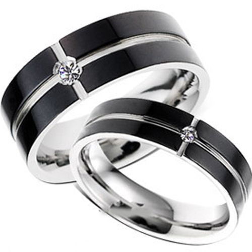 (Wholesale)Tungsten Carbide Ring With CZ - TG3486