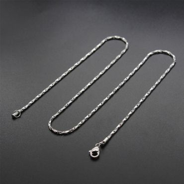 (Wholesale)316 Stainless Steel 1.8mm Chain Necklace - SJ7