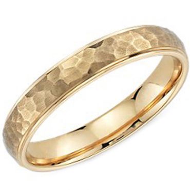 (Wholesale)Tungsten Carbide Hammered Ring - TG2412