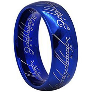 (Wholesale)Tungsten Carbide Lord of the Ring Ring - TG2469A