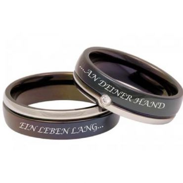 (Wholesale)Tungsten Carbide Ring With Custom Engraving-3559